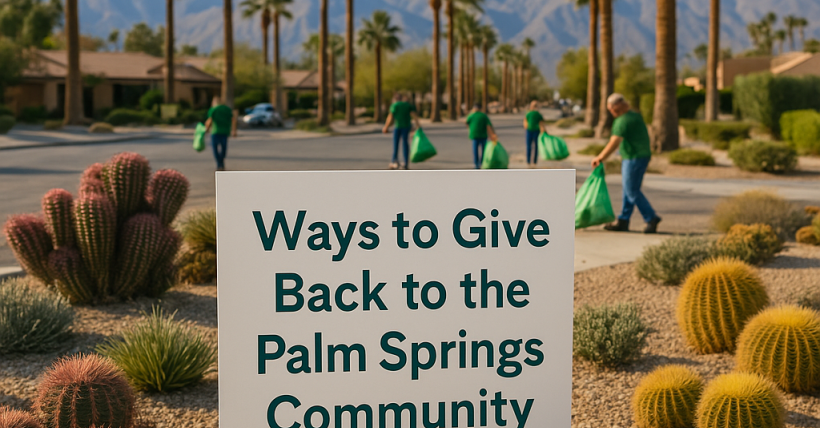 Giving Back to the Palm Springs Community